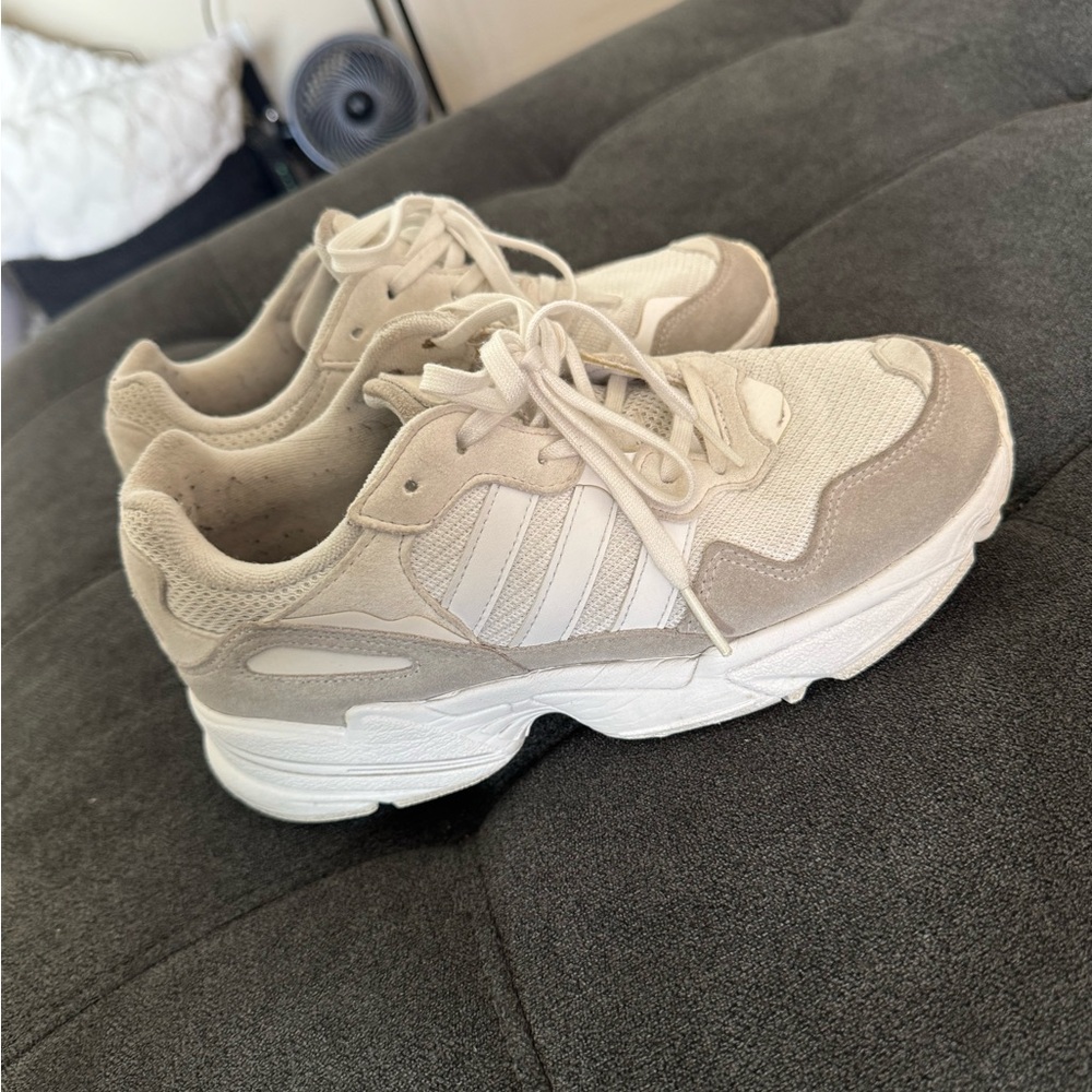 Adidas grey and White Dad Sneakers